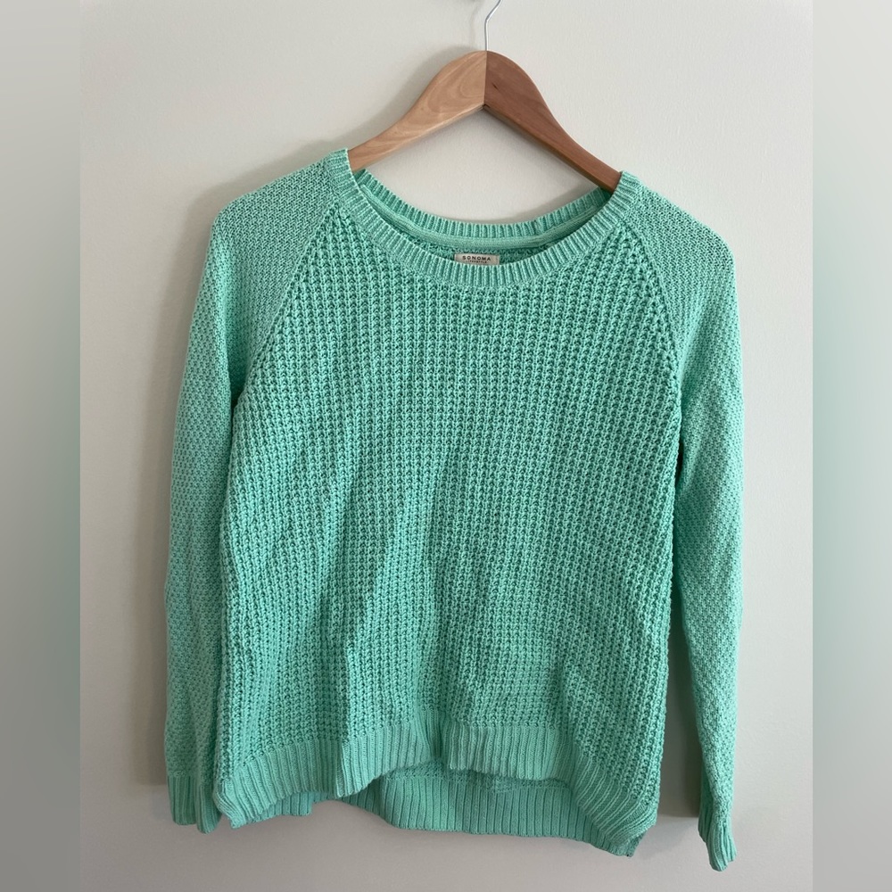 Sonoma Mint Knitted Sweater M